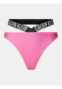 Calvin Klein Swimwear Dół od bikini KW0KW02391 Różowy. Kolor: różowy. Materiał: syntetyk #3