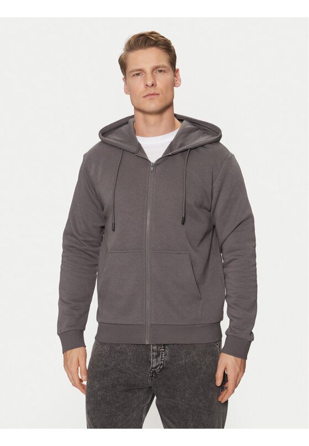 Jack & Jones Bluza Bradley 12249342 Szary Relaxed Fit. Kolor: szary. Materiał: syntetyk, bawełna