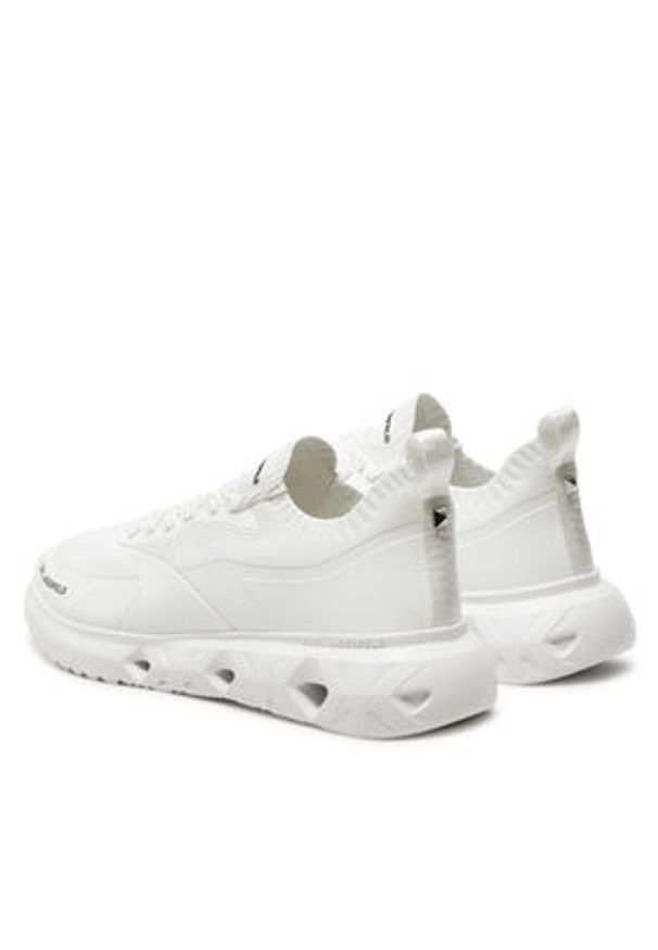 Karl Lagerfeld - KARL LAGERFELD Sneakersy KL54616 Biały. Kolor: biały. Materiał: materiał