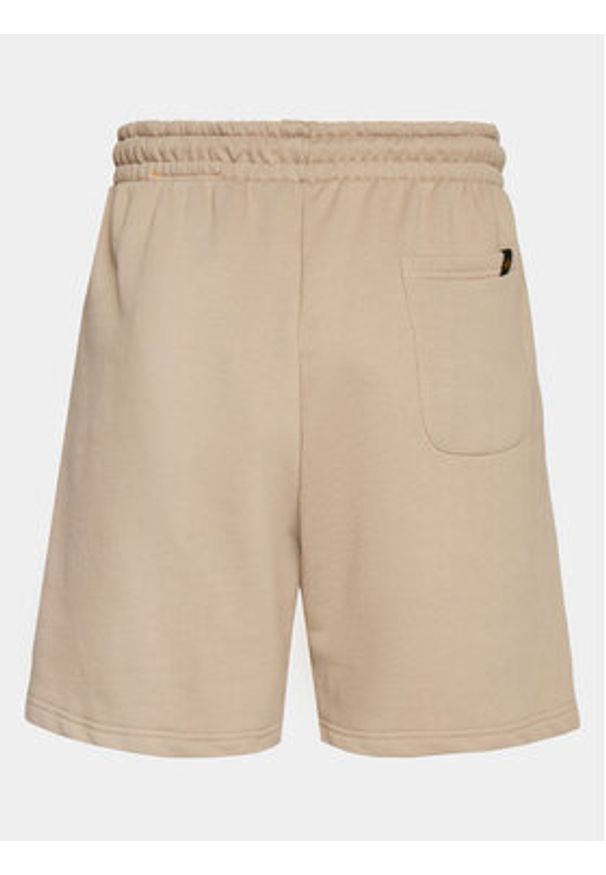 Alpha Industries Szorty sportowe Essentials 146363 Beżowy Regular Fit. Kolor: beżowy. Materiał: bawełna. Styl: sportowy