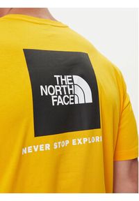 The North Face T-Shirt Redbox NF0A87NP Żółty Regular Fit. Kolor: żółty. Materiał: bawełna #3