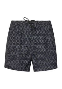 Karl Lagerfeld - KARL LAGERFELD Szorty kąpielowe B1M46003 Granatowy Regular Fit. Kolor: niebieski. Materiał: syntetyk #1