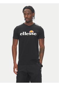 Ellesse T-Shirt Cella 2 SXZ10819 Czarny Regular Fit. Kolor: czarny. Materiał: bawełna