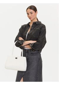 Tommy Jeans Torebka Tjw American Cool Med Tote AW0AW17297 Biały. Kolor: biały. Materiał: skórzane #3