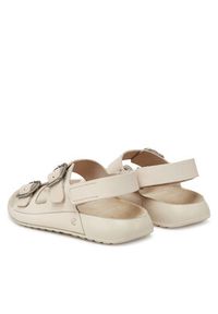 ecco - ECCO Sandały Cozmo 20690302378 Écru. Kolor: kremowy. Materiał: skóra #3