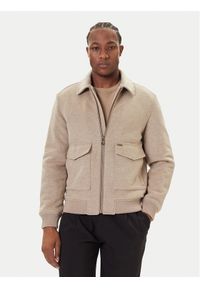 Guess Kurtka przejściowa M5BL2K W0682 Beżowy Regular Fit. Kolor: beżowy. Materiał: syntetyk
