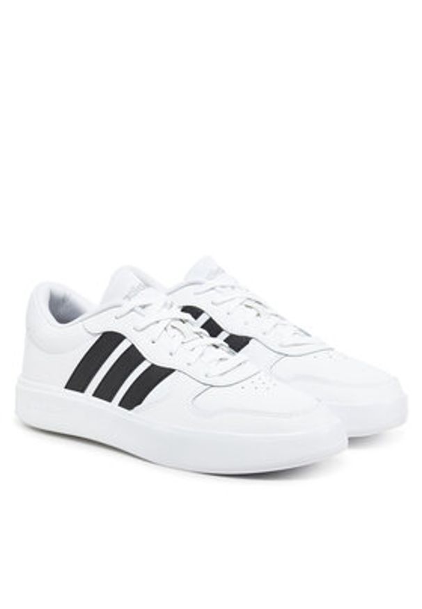 Adidas - adidas Sneakersy Litecourt IH0856 Biały. Kolor: biały. Materiał: skóra