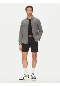 Jack & Jones - Jack&Jones Szorty materiałowe Marco 12269368 Czarny Regular Fit. Kolor: czarny. Materiał: bawełna #6