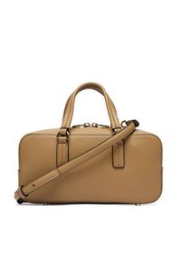 TOMMY HILFIGER - Tommy Hilfiger Torebka Th Daily Crossover AW0AW18378 Brązowy. Kolor: brązowy. Materiał: skórzane #6