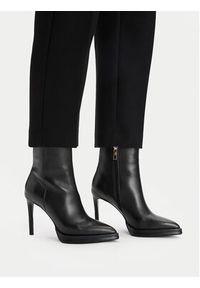 Gino Rossi - GINO ROSSI Botki EO-LUNA-LT2369A Czarny. Kolor: czarny. Materiał: skóra #7