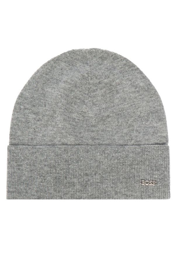 BOSS - Boss Czapka Lari 50524276 Szary. Kolor: szary. Materiał: wełna