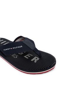 TOMMY HILFIGER - Tommy Hilfiger Japonki Massage Beach Sandal FM0FM06006 Granatowy. Kolor: niebieski. Materiał: materiał #5