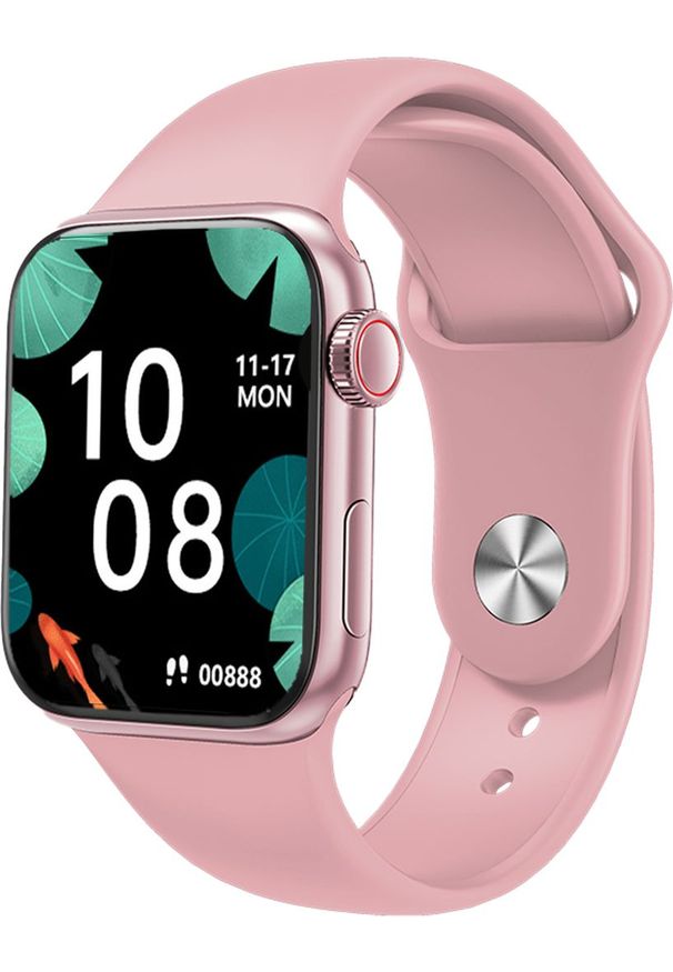 WATCHMARK - Smartwatch Watchmark Wi12 Różowy. Rodzaj zegarka: smartwatch. Kolor: różowy