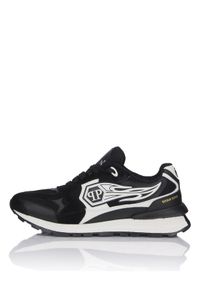 Philipp Plein - PHILIPP PLEIN Sneakersy SAFS MSC4074 PLE022N Czarny. Kolor: czarny. Materiał: materiał #1