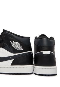 Nike Sneakersy Air Jordan 1 Mid DQ8426 010 Czarny. Kolor: czarny. Materiał: skóra. Model: Nike Air Jordan #4