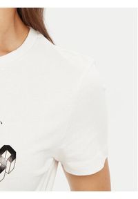 Guess T-Shirt V5RI06 I3Z14 Écru Regular Fit. Materiał: bawełna #3