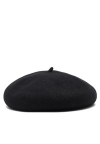 Jenny Fairy Beret 4W3-007-AW23 Czarny. Kolor: czarny. Materiał: wełna