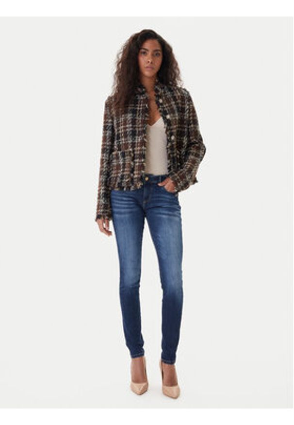 Guess Jeansy Annette W2YA99 D4Q03 Granatowy Skinny Fit. Kolor: niebieski