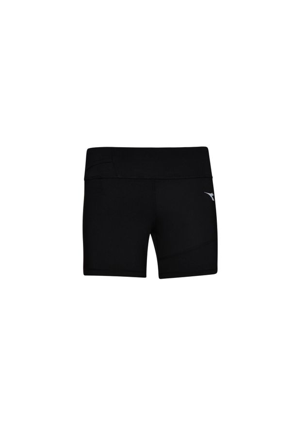 Diadora - Spodenki krótkie damskie DIADORA L. SHORTS TIGHT 12 C. Kolor: czarny. Długość: krótkie