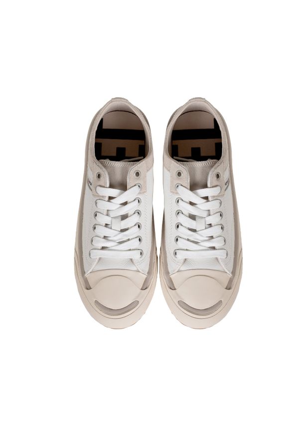 Diesel Trampki "S-Principia Low X" | Y02967 PR013 | Mężczyzna | Biały. Okazja: na co dzień. Kolor: biały. Materiał: skóra. Styl: elegancki, casual