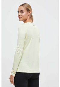 Mizuno longsleeve do biegania Impulse Core kolor żółty. Kolor: żółty. Materiał: skóra. Długość rękawa: długi rękaw #3