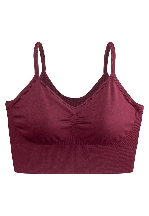 IQ - Damski Biustonosz Sportowy Ilaria. Kolor: czerwony, wielokolorowy, brązowy