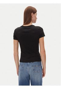 Tommy Jeans T-Shirt Tjw Slim Essential Logo 2 Tee DW0DW20316 Czarny Regular Fit. Kolor: czarny. Materiał: bawełna #3