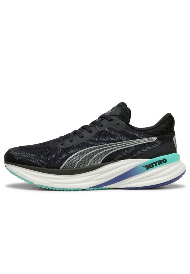 Buty Do Biegania Puma Magnify Nitro 2 Dorosłych. Kolor: czarny. Materiał: materiał, syntetyk, tkanina
