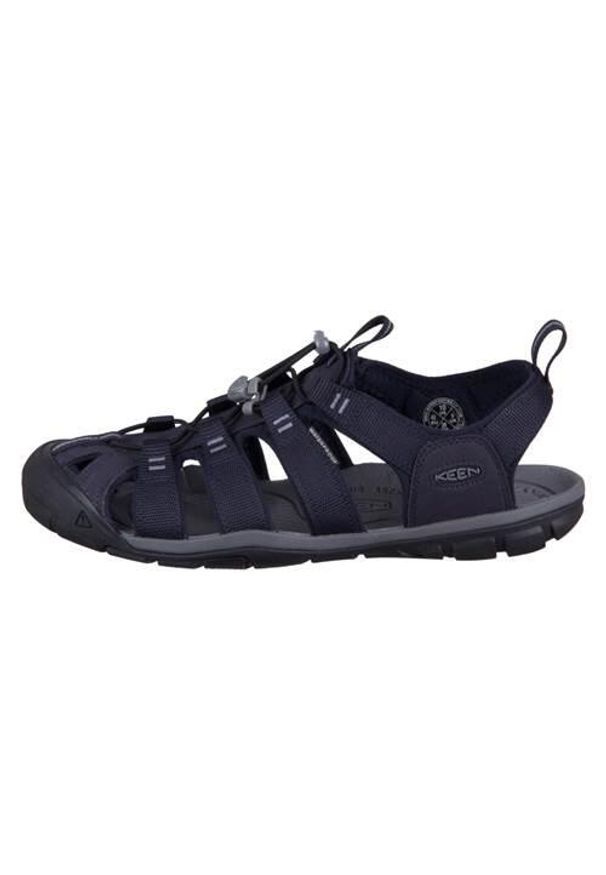 keen - Buty do chodzenia męskie Keen 1027407. Kolor: czarny. Materiał: guma, syntetyk, tkanina, materiał. Sport: turystyka piesza