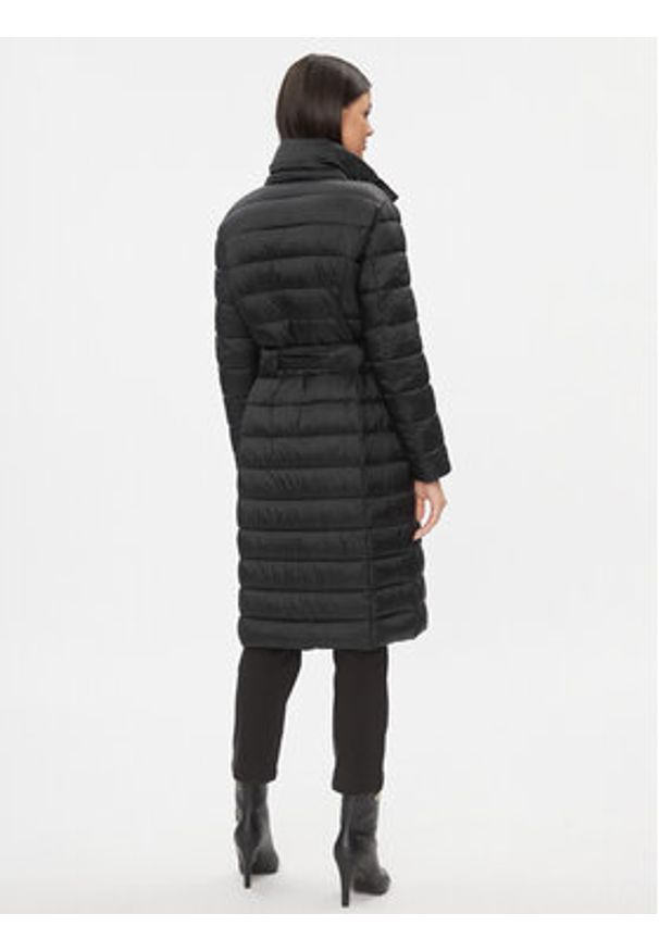 Trussardi Jeans - Trussardi Kurtka zimowa 56S00964 Czarny Regular Fit. Kolor: czarny. Materiał: syntetyk. Sezon: zima