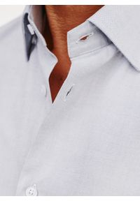 Pako Lorente - PAKO LORENTE – Gładka koszula męska w kolorze szarym. Kolor: szary, beżowy, niebieski, wielokolorowy. Materiał: bawełna. Długość rękawa: długi rękaw. Długość: długie. Wzór: gładki #8