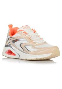 skechers - Buty do chodzenia damskie Skechers Tres air Uno Terti. Kolor: wielokolorowy. Materiał: materiał, syntetyk. Szerokość cholewki: normalna. Sport: turystyka piesza