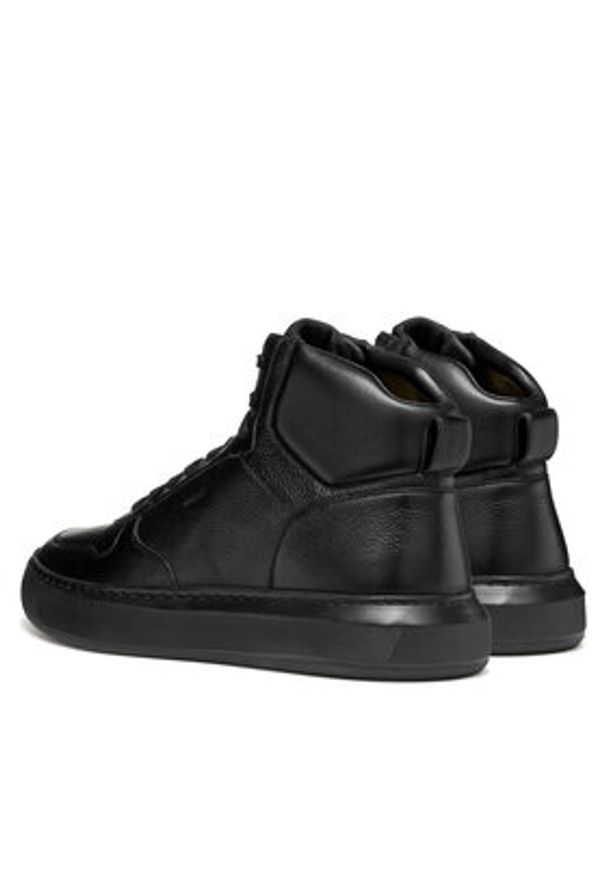 Geox Sneakersy U Deiven D U565WD 00047 C9999 Czarny. Kolor: czarny. Materiał: skóra