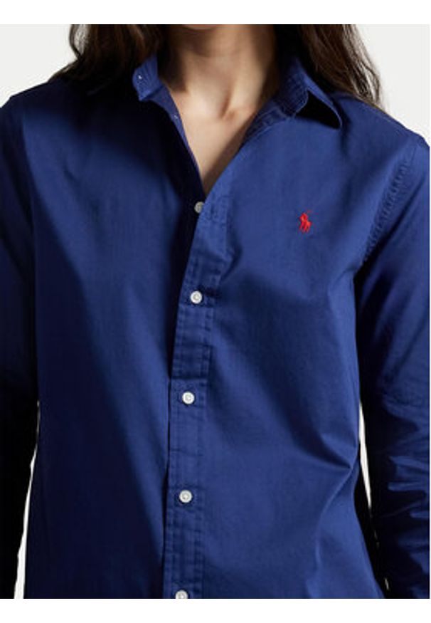 Polo Ralph Lauren Koszula 211A92177002 Granatowy Classic Fit. Typ kołnierza: polo. Kolor: niebieski. Materiał: bawełna