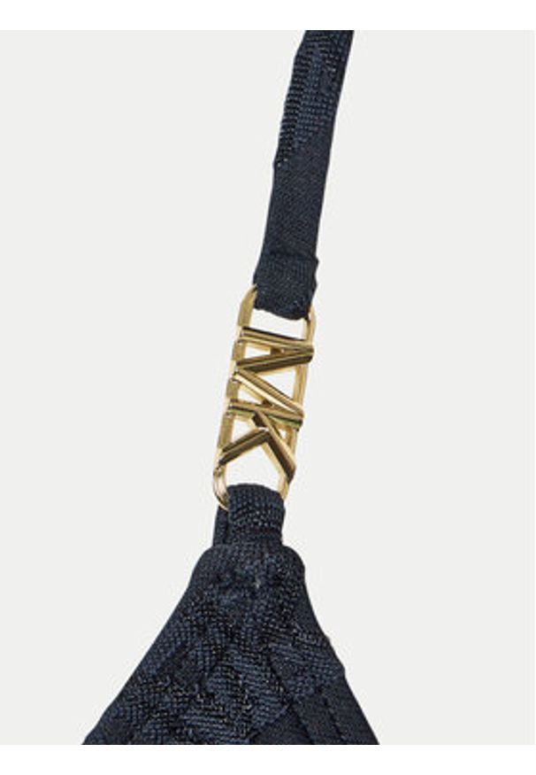 MICHAEL Michael Kors Góra od bikini MM13094 Granatowy. Kolor: niebieski. Materiał: syntetyk