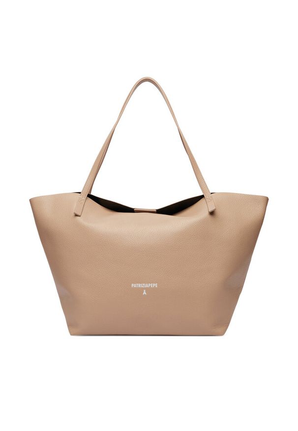 Torebka Patrizia Pepe. Kolor: beżowy