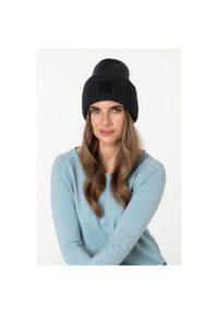 Czapka SUPER.NATURAL Krissini Beanie. Kolor: czarny