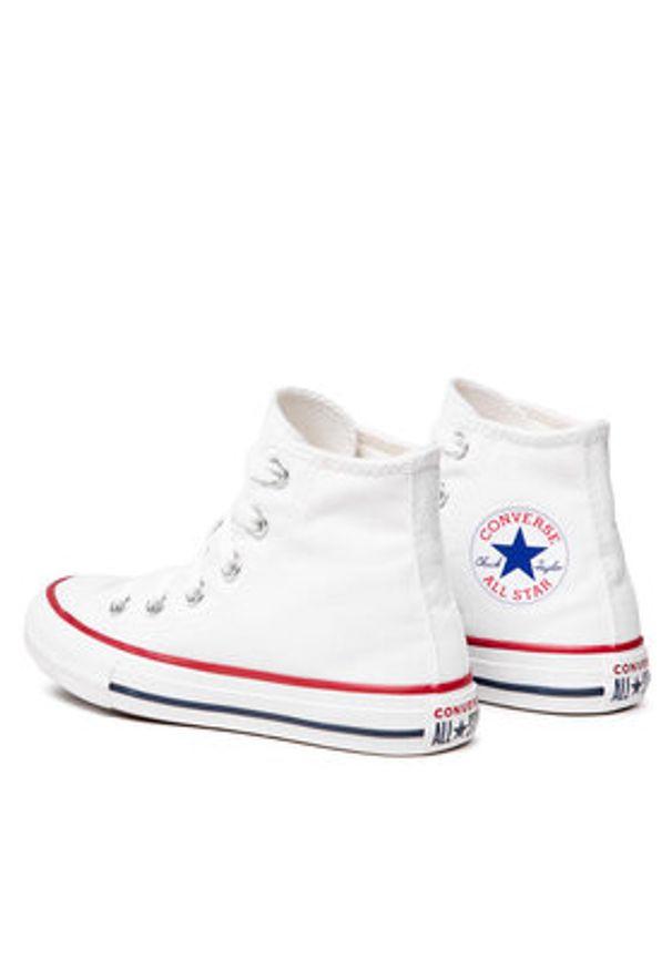 Converse Trampki Chuck Taylor All Star Hi 3J253 Biały. Kolor: biały. Materiał: materiał
