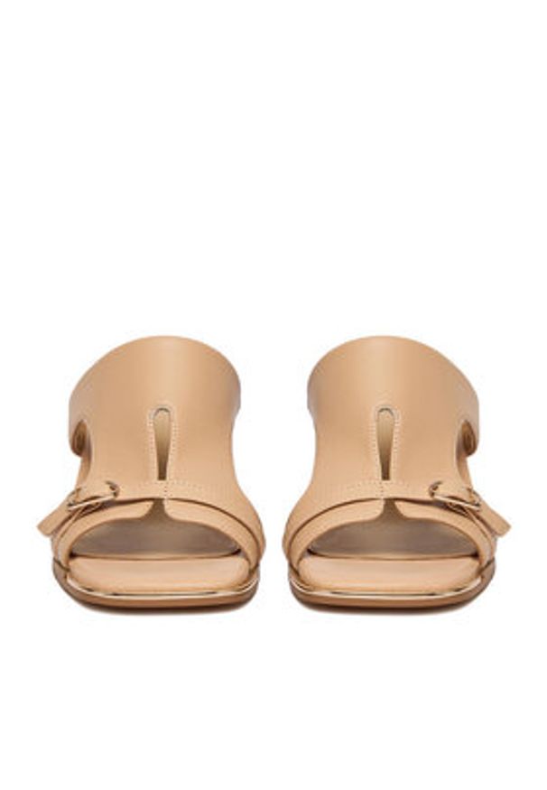 MEXX Klapki EO-WS1161-04 Beżowy. Kolor: beżowy. Materiał: skóra