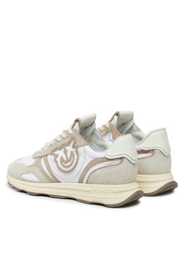 Pinko - PINKO Sneakersy Zoe 01 SS0087P076 Beżowy. Kolor: beżowy. Materiał: skóra, zamsz