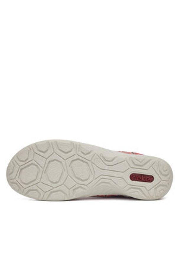 Rieker Półbuty 52567-90 Kolorowy. Materiał: materiał. Wzór: kolorowy