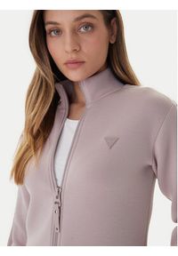 Guess Bluza New Allie Scuba V2YQ17 K7UW2 Fioletowy Regular Fit. Kolor: fioletowy. Materiał: wiskoza #3