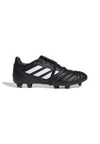 Buty do piłki nożnej Adidas Copa Gloro FG. Kolor: czarny. Materiał: skóra, syntetyk. Szerokość cholewki: normalna. Wzór: gładki. Sport: piłka nożna