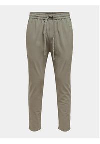 Only & Sons Spodnie materiałowe Linus 22022313 Zielony Regular Fit. Kolor: zielony. Materiał: bawełna #7