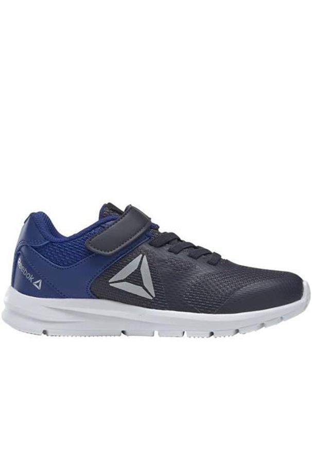 Buty do chodzenia dla dzieci Reebok Rush Runner. Zapięcie: rzepy. Kolor: wielokolorowy, szary, brązowy. Materiał: materiał, syntetyk, tkanina. Szerokość cholewki: normalna. Sport: turystyka piesza