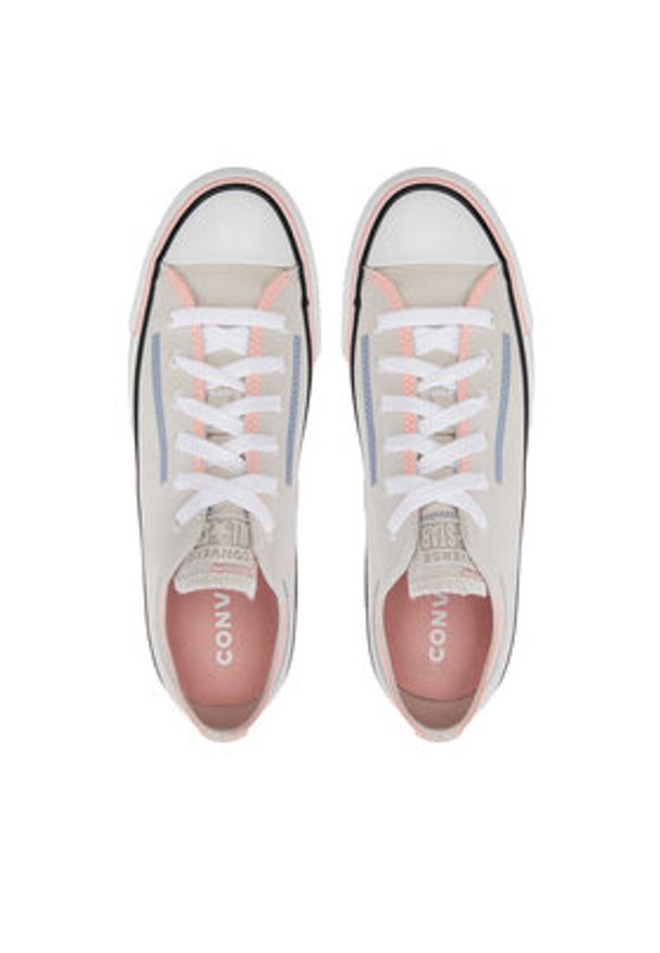 Converse Trampki Chuck Taylor All Star Color Pop Ox A07593C Szary. Kolor: szary. Materiał: materiał