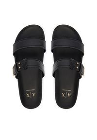 Armani Exchange Klapki XW002575 AF21266 UC001 Czarny. Kolor: czarny. Materiał: skóra #3