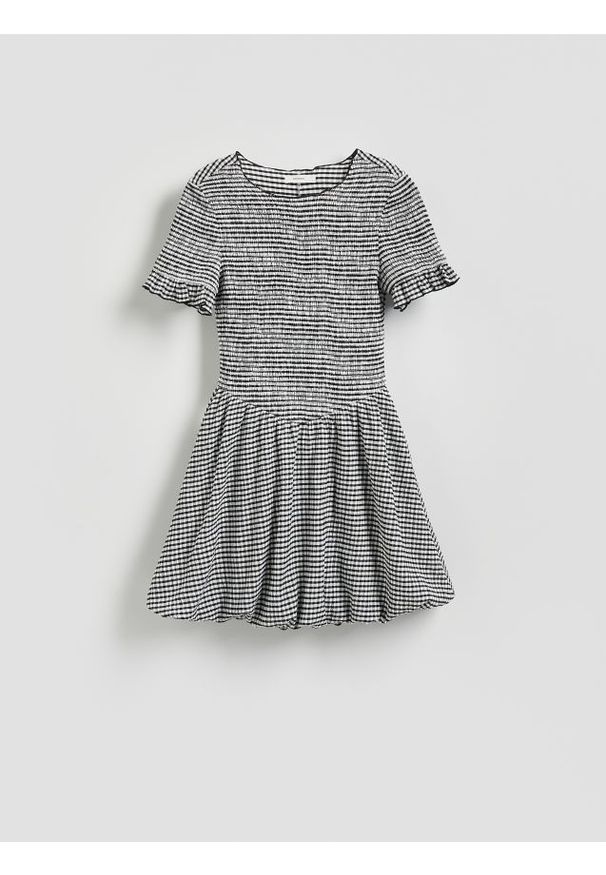 Reserved - Sukienka bombka - wielobarwny. Materiał: dzianina. Typ sukienki: bombki