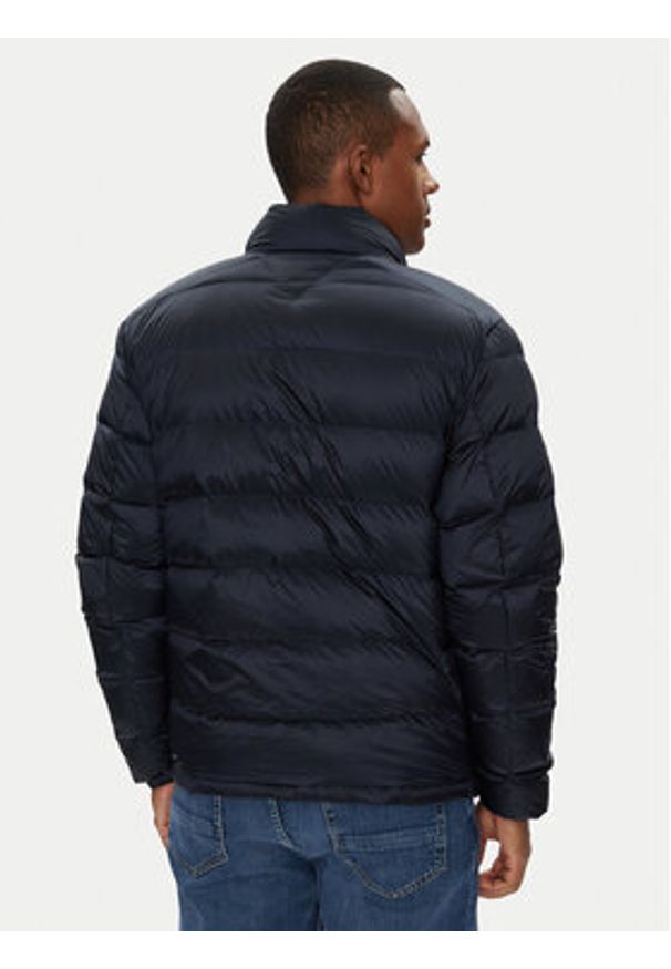 Tommy Jeans Kurtka puchowa DM0DM21937 Granatowy Regular Fit. Kolor: niebieski. Materiał: syntetyk