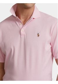 Polo Ralph Lauren Polo 710704319011 Różowy Custom Slim Fit. Typ kołnierza: polo. Kolor: różowy. Materiał: bawełna #2